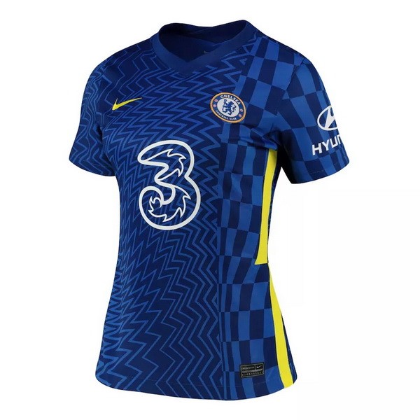 Camiseta Chelsea 1ª Kit Mujer 2021 2022 Azul
